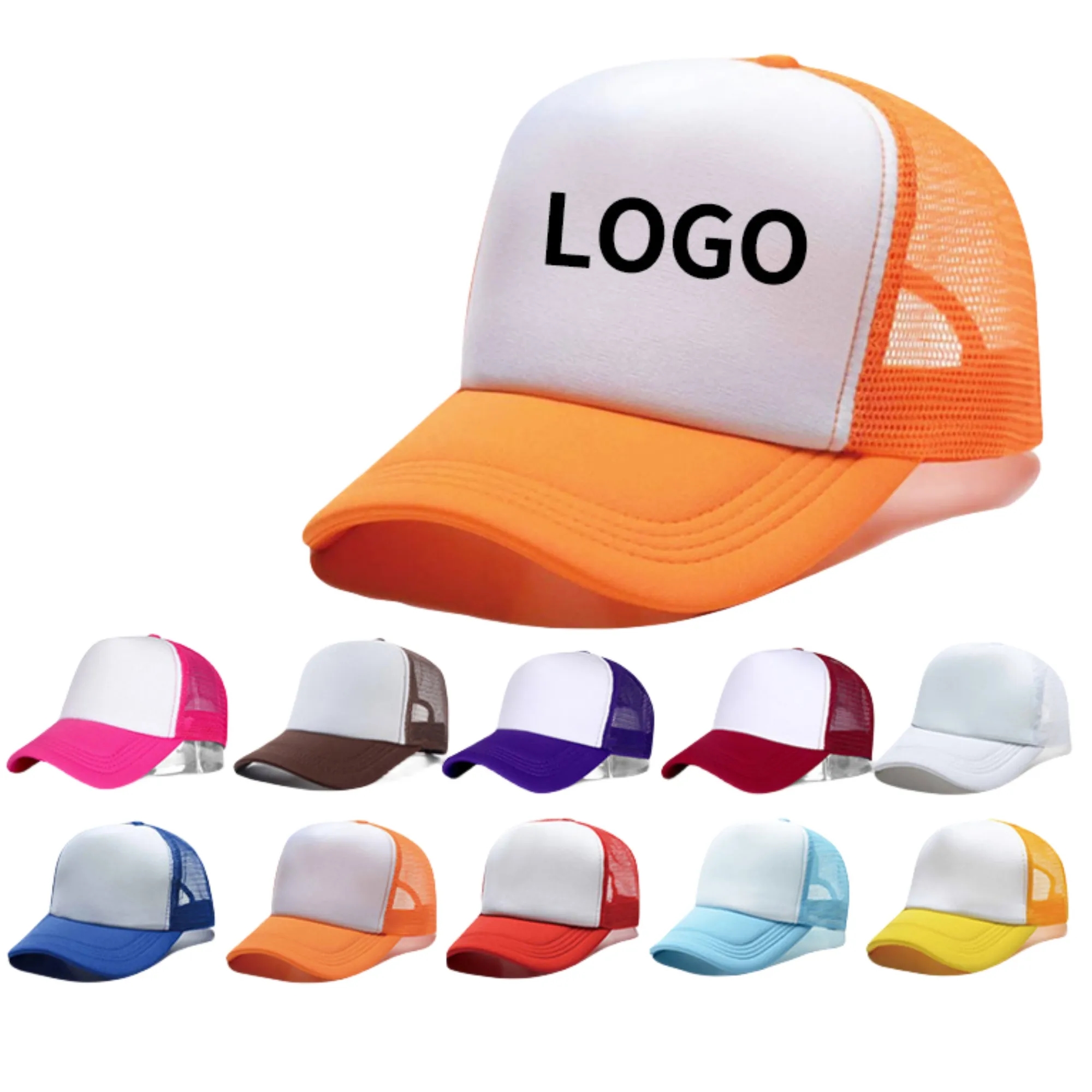 Mesh Cotton Baseball Trucker Cap