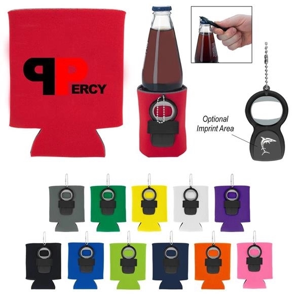 Cooler Sleeve with Bottle Opener
