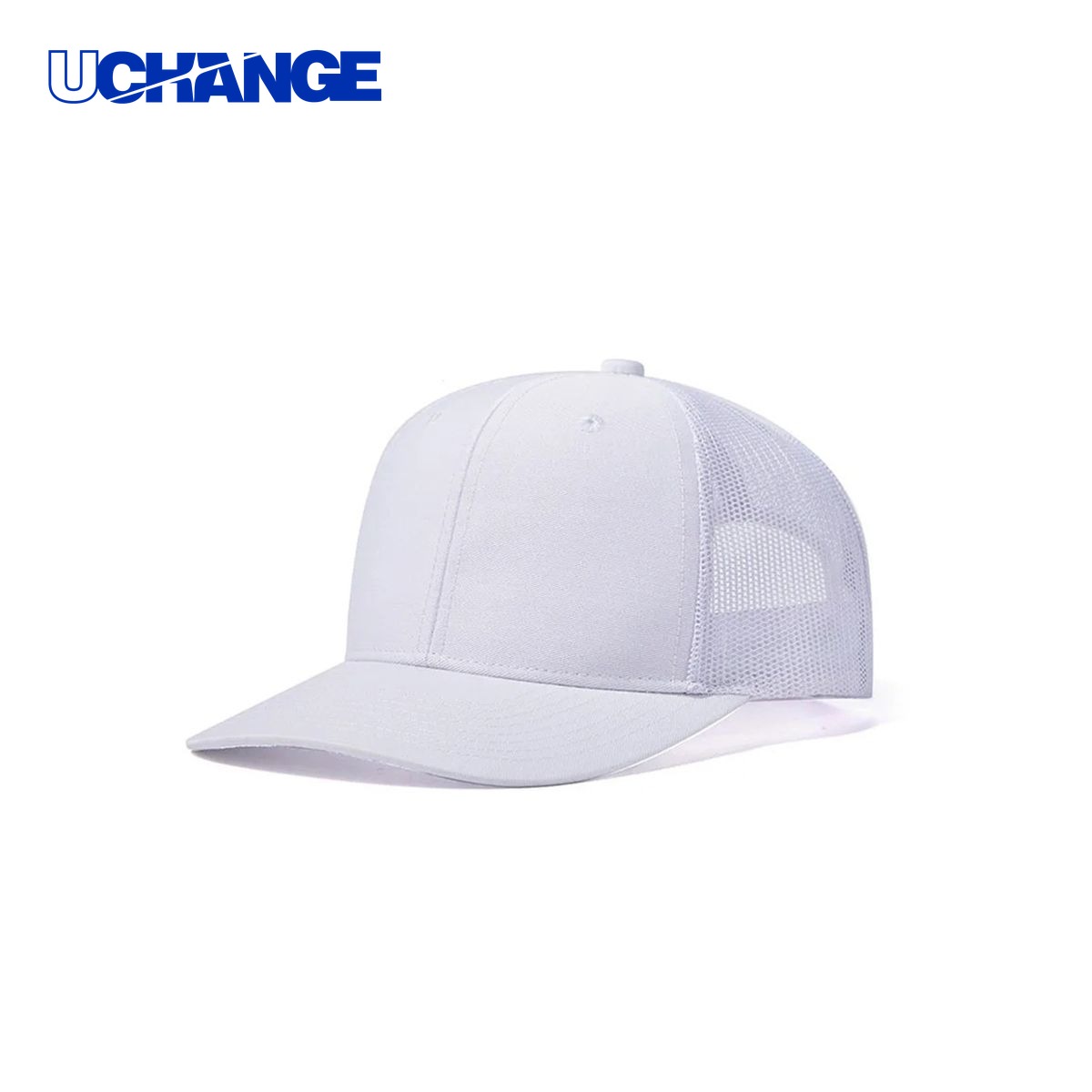 Brushed Cotton Mesh Trucker Cap Headwear with Adjustable Fit