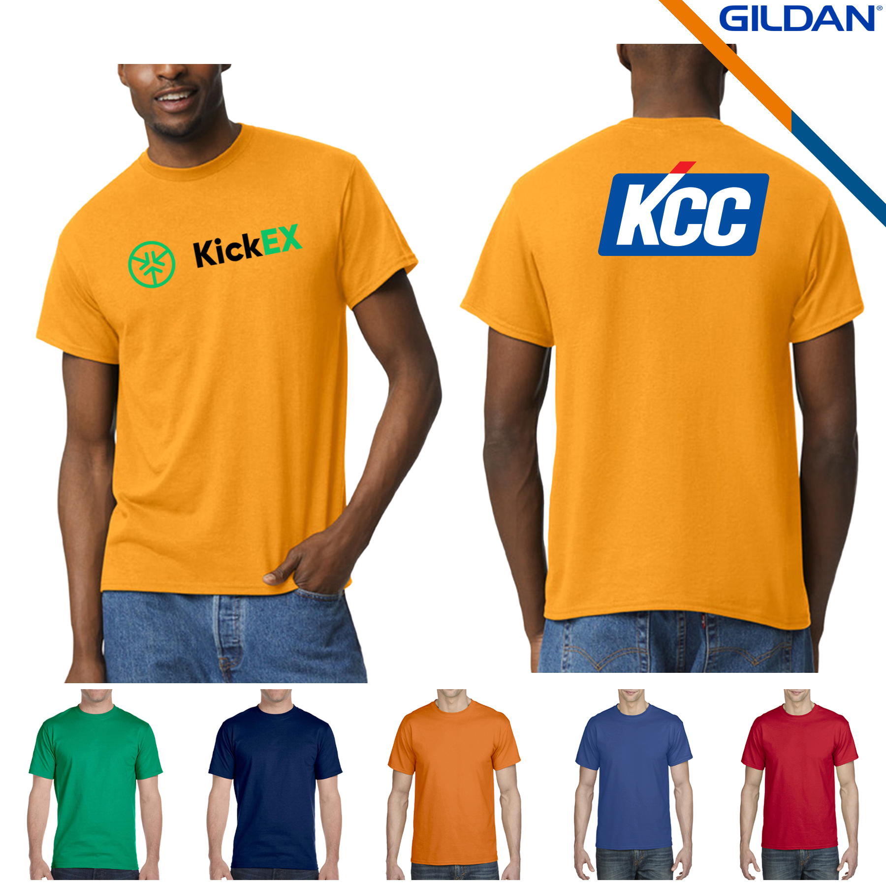 Gildan® 5.6 oz Cotton/Polyester Moisture Wicking T-Shirts