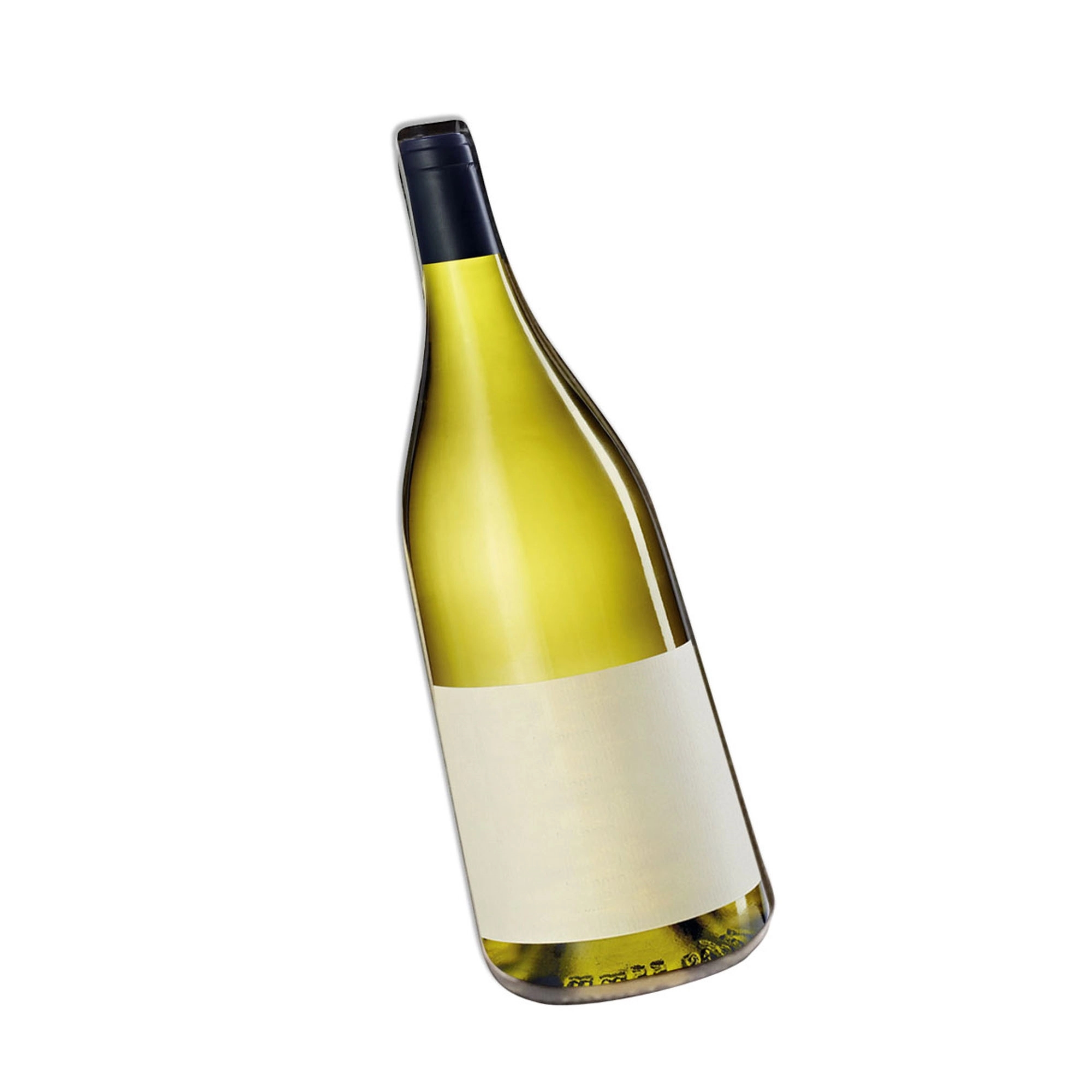 1/4" Acrylic White Wine Bottle Magnet 5