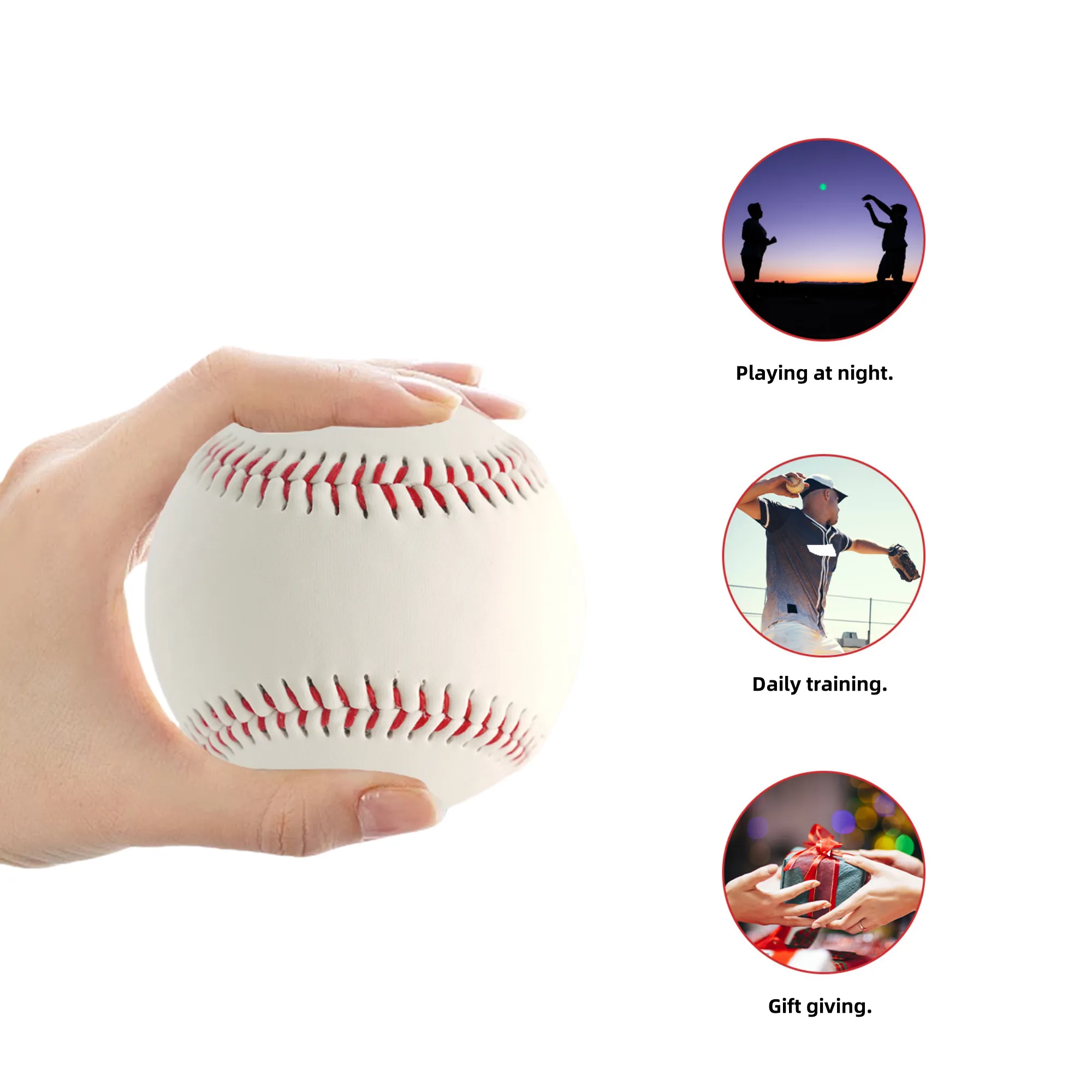 Wood Core Baseball 9