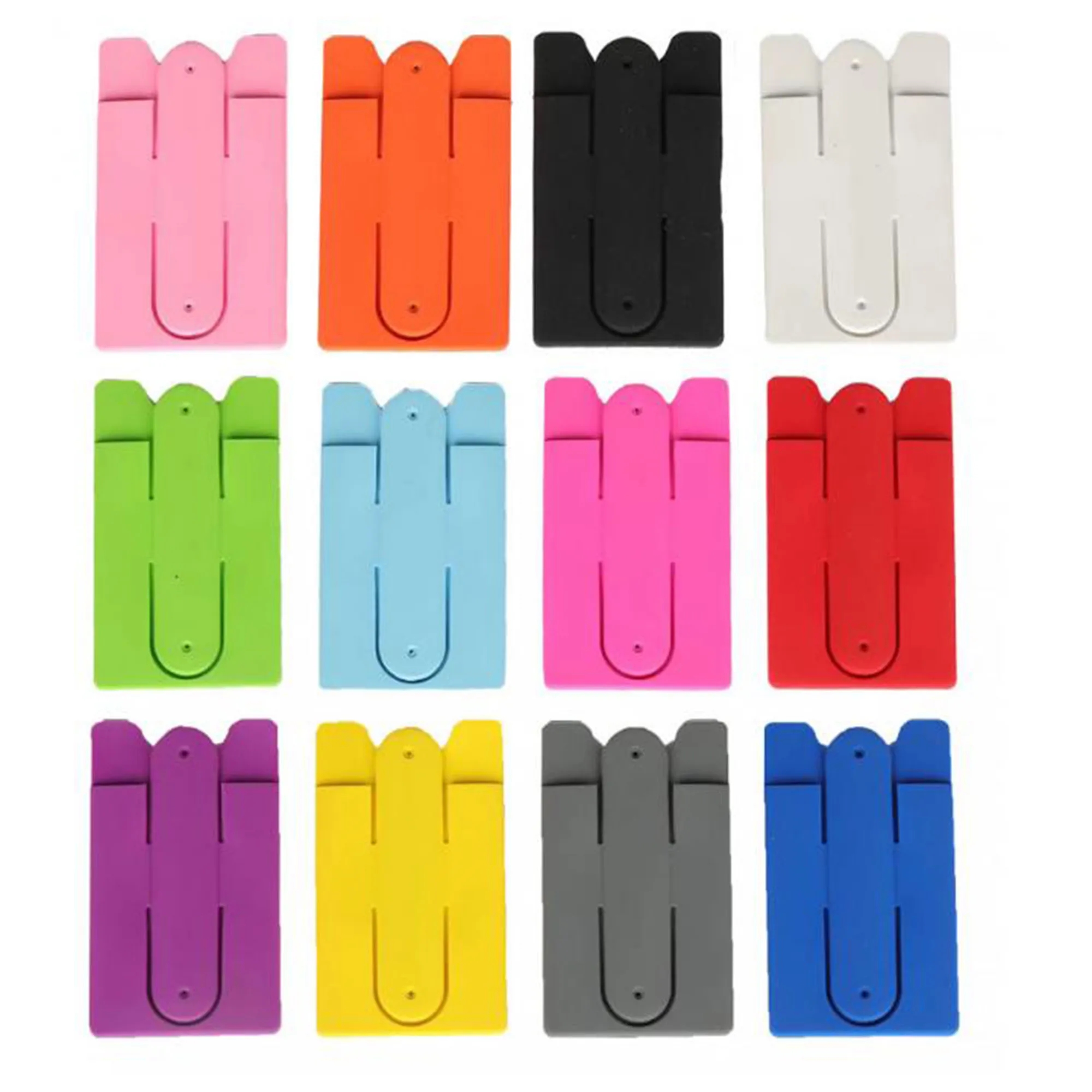 Silicone Cellphone Wallet With Phone Stand 5