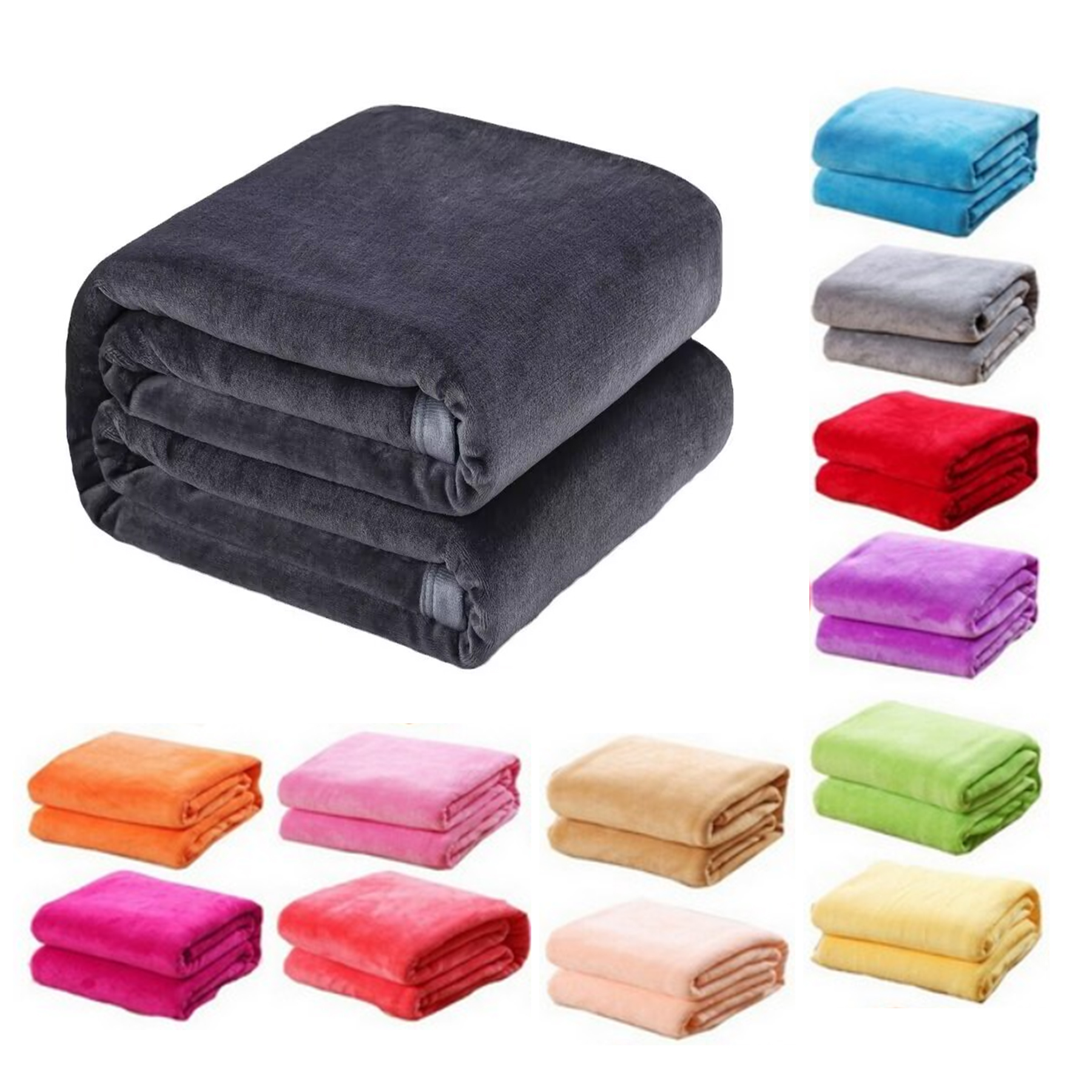 Customized Embroidery 80" x 60" Fleece Blanket