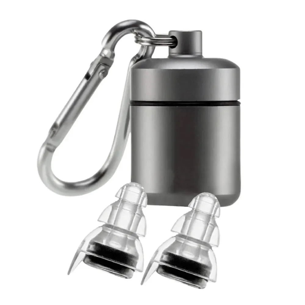 High Fidelity Concert Earplugs With Case & Carabiner Clip 8