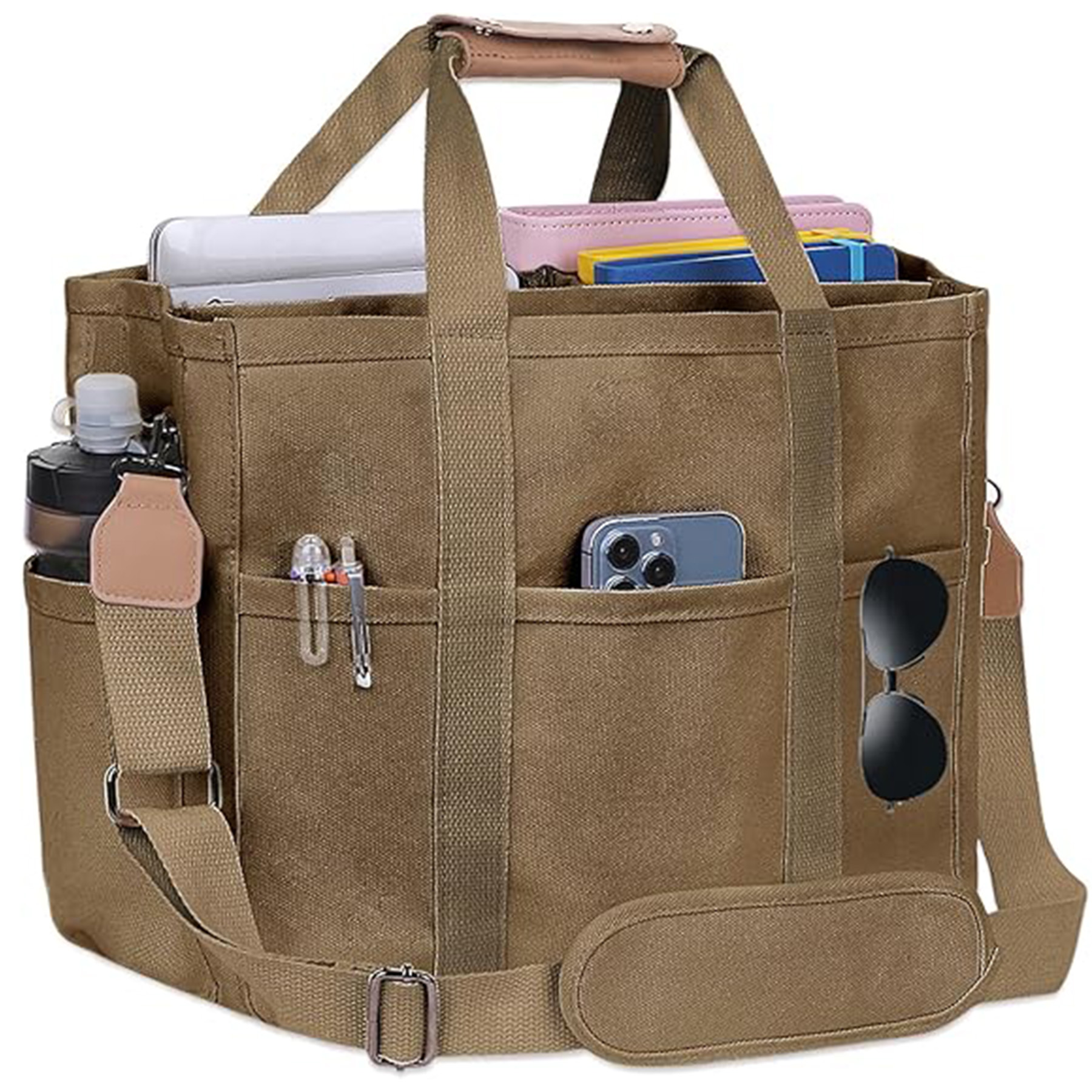 Multifunctional Canvas Tote Bag 22