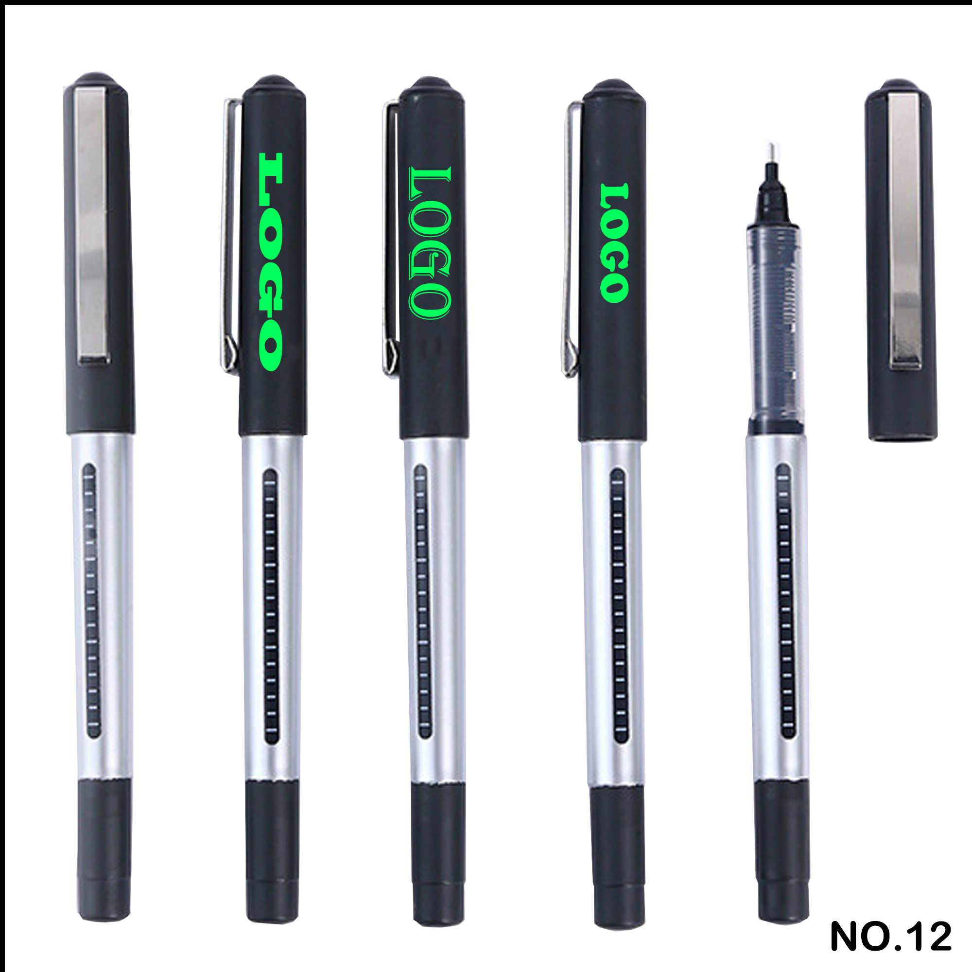Frosted touch, high-capacity direct-liquid gel pen 3