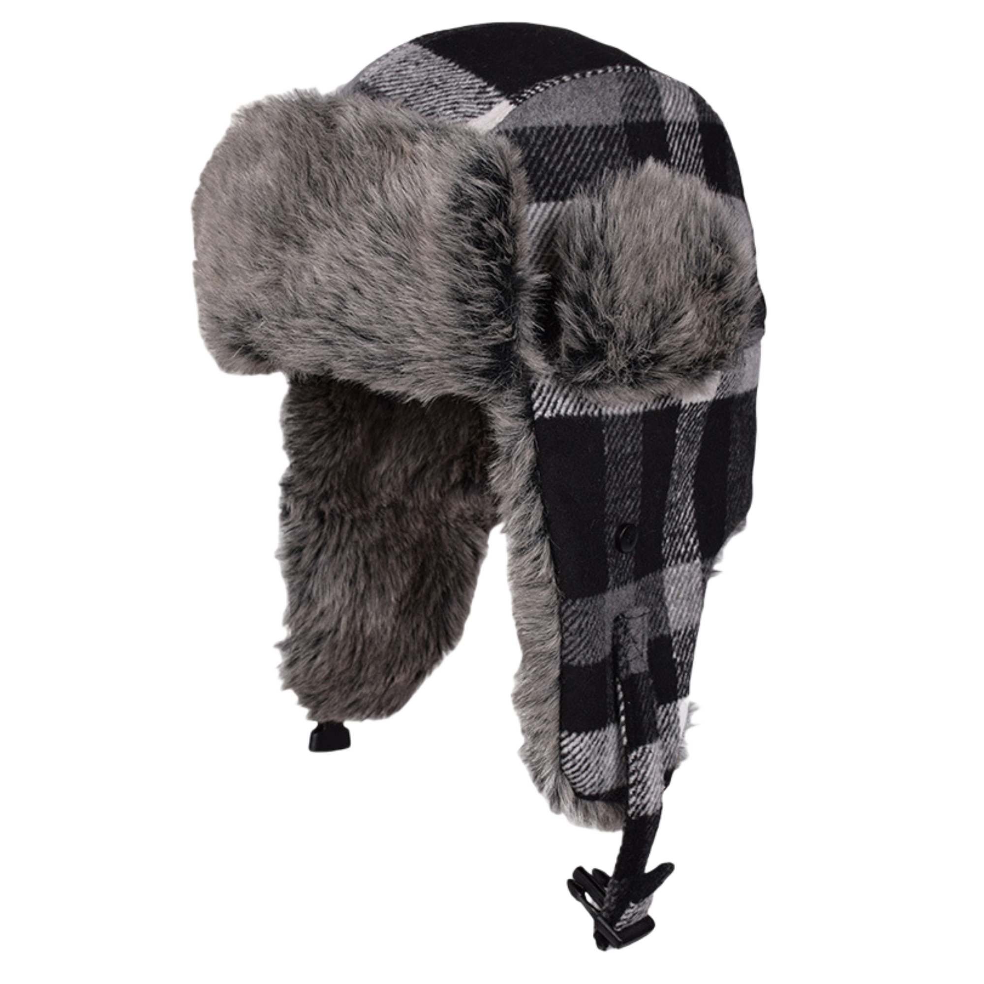 Lumberjack Plaid Aviator Trapper Hat 11