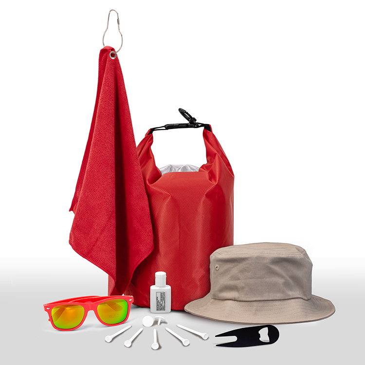 "FAIRWAY 14" 14 Piece Golf Kit in Deluxe Dry Bag 8