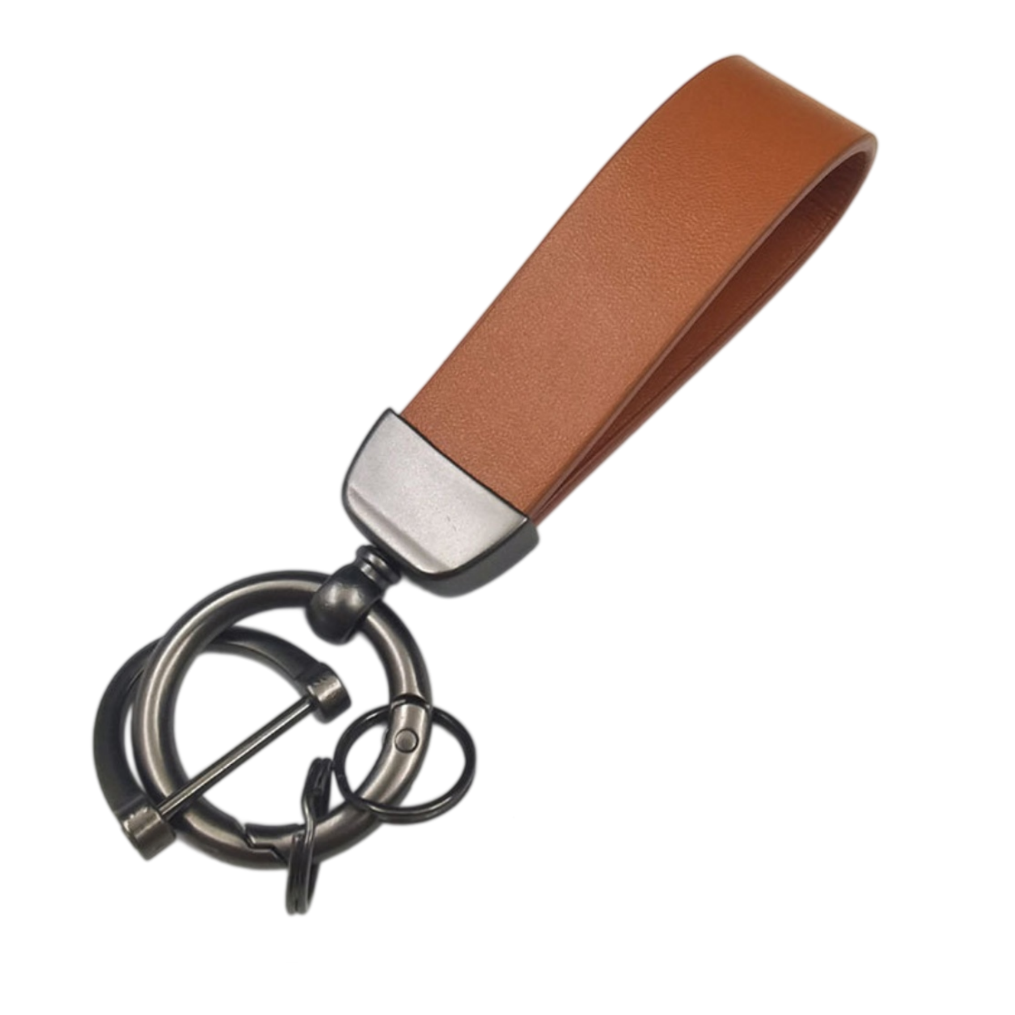 Vintage Leather Car Keychain 5