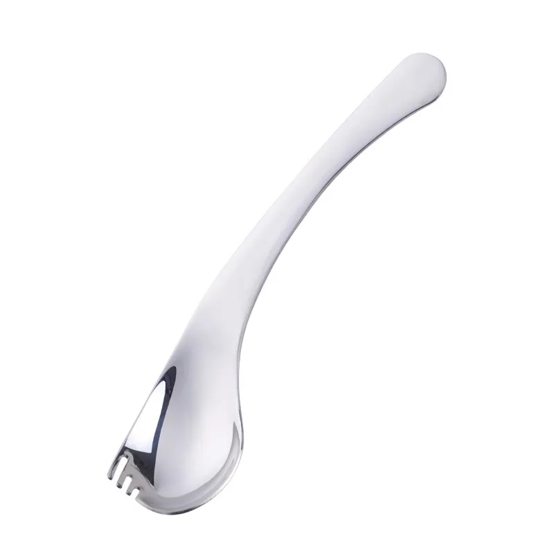 2 In 1 Bend Handle Spork Soup Tableware 20