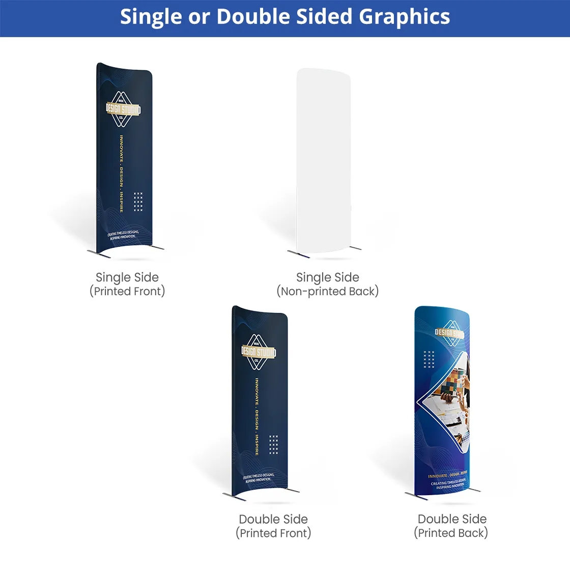 16.4x16.4ft Magnetic Modular Fabric Displays - Island Shape 15