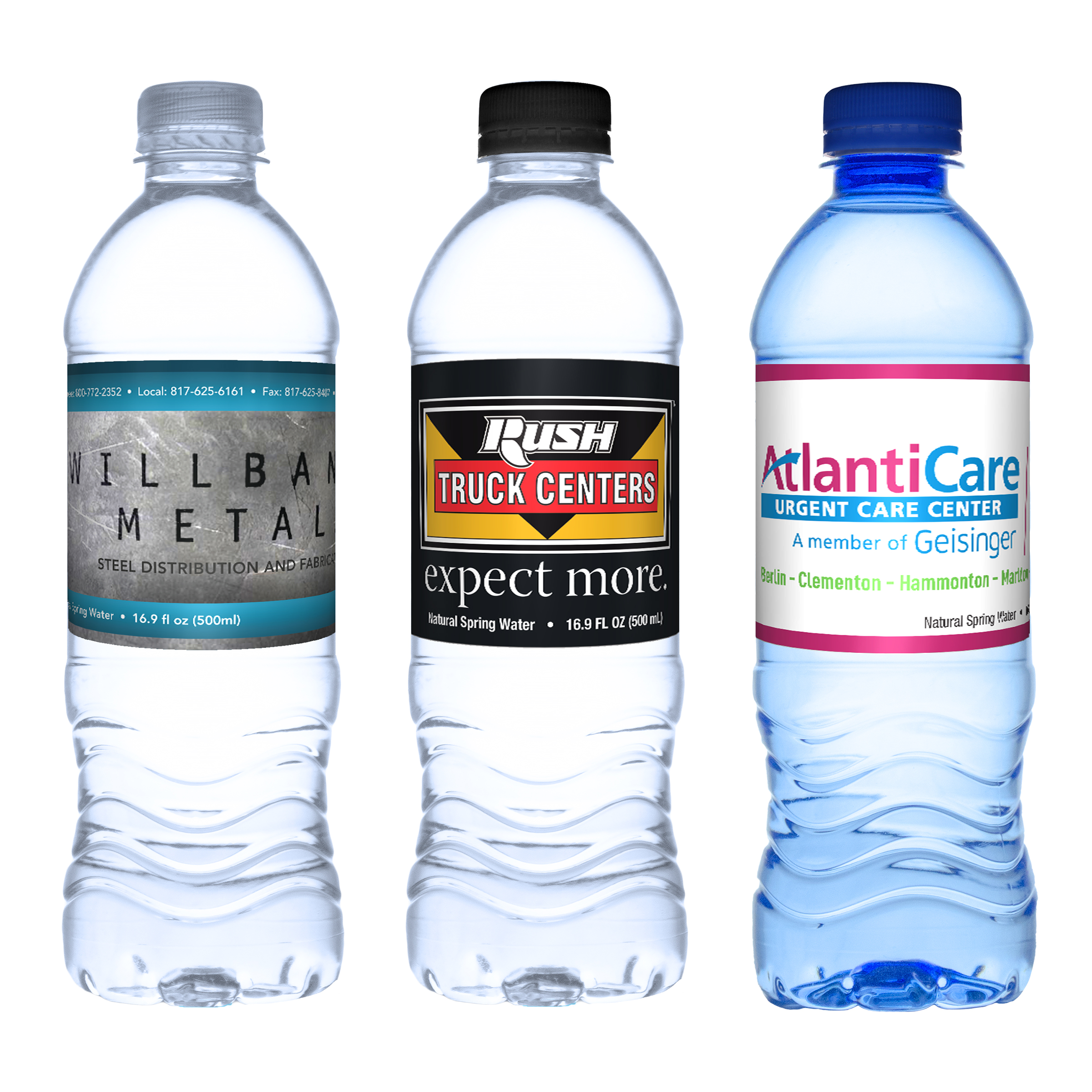 16.9 oz. Custom Label Water Bottle 1