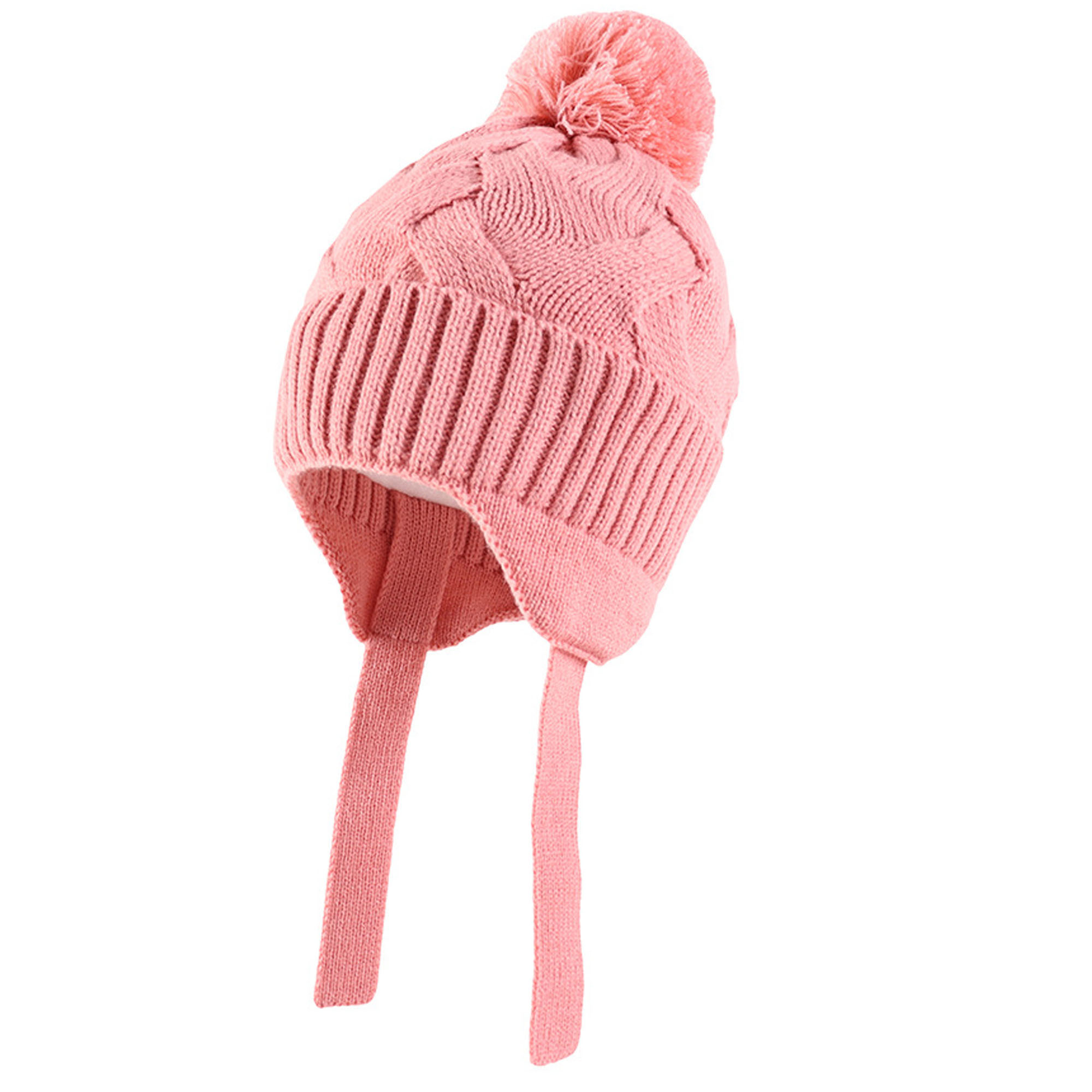 Soft Knit Baby Beanie with pom - Cozy Winter Warmth 8