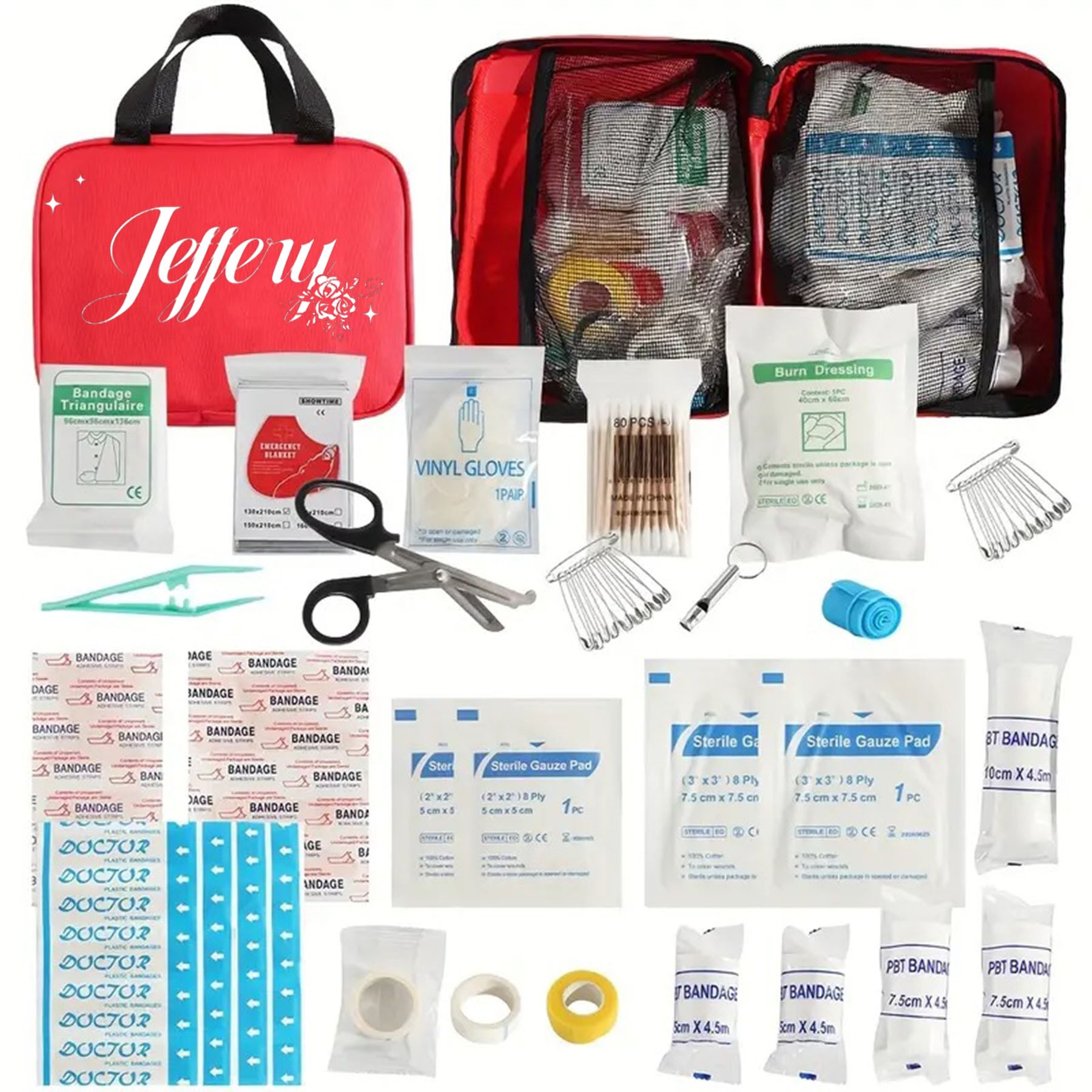 22" 1 emergency first aid kit