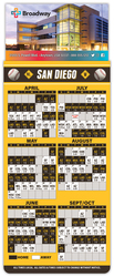 Magna-Card Business Card Magnet - Baseball Schedules (3.5 x 9)