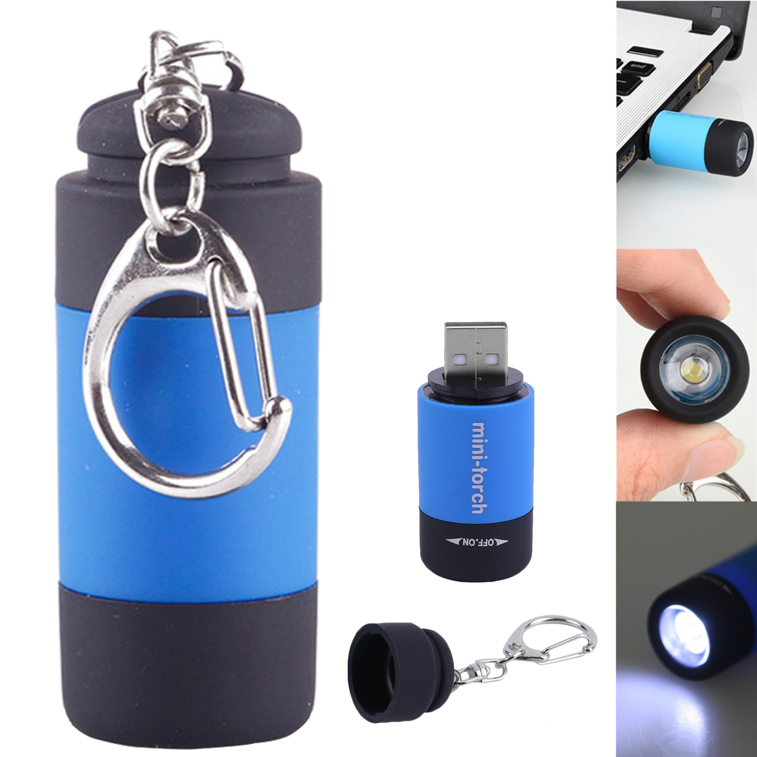 USB Rechargeable Mini Flashlight