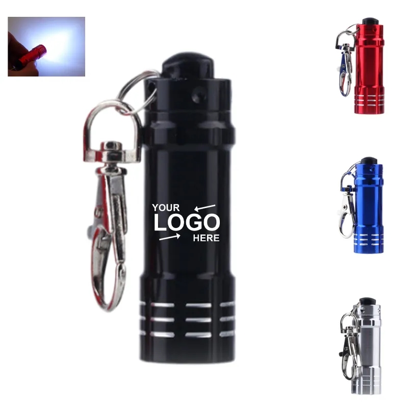 Pocket Led Flashlight With Keychain