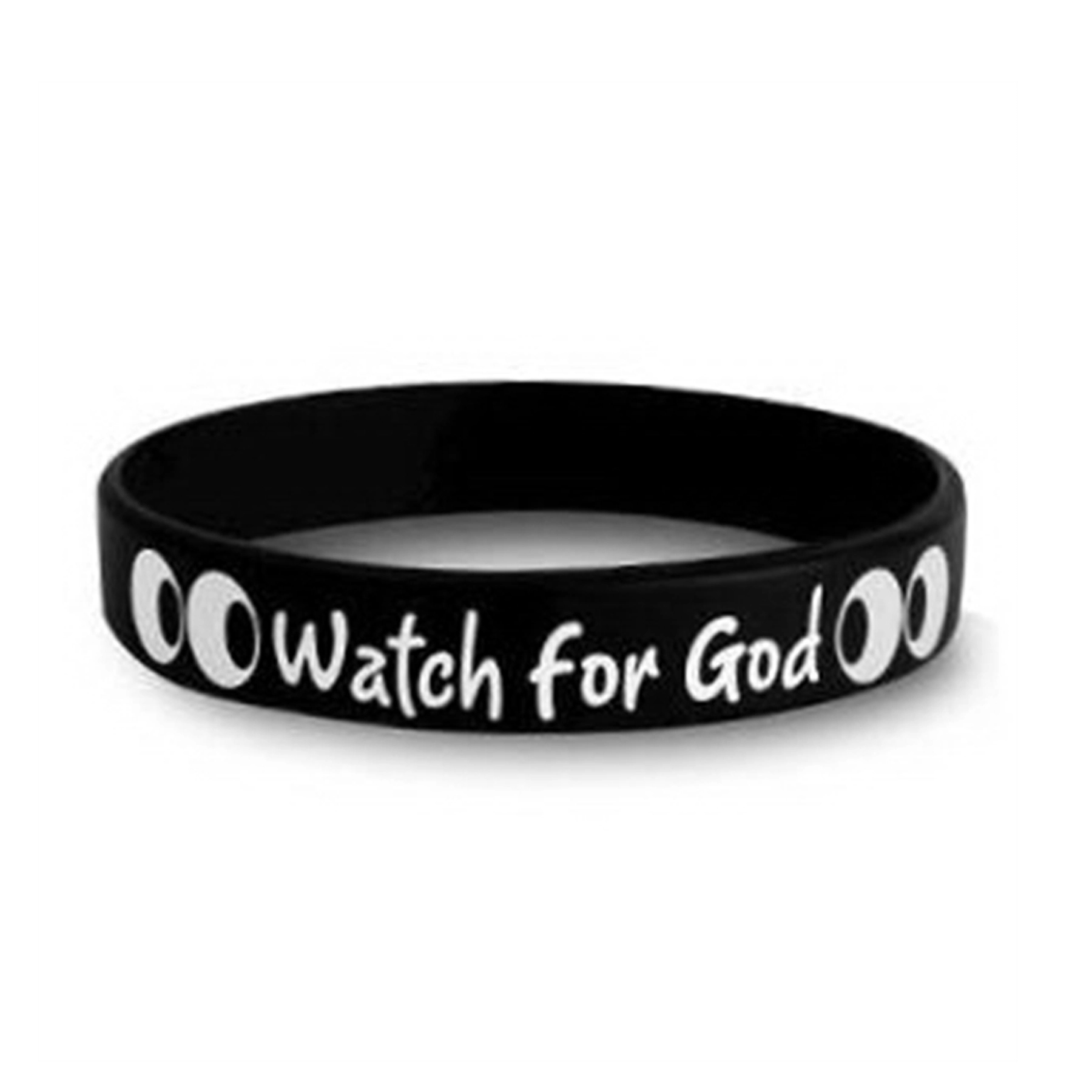 MOQ100PCS Wristband 1/2" Width Silicon 4