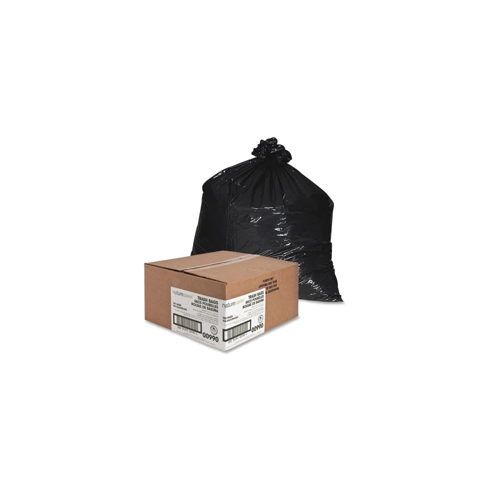 Trash Can Liners - Recycled Material Used 45 Gallons 3