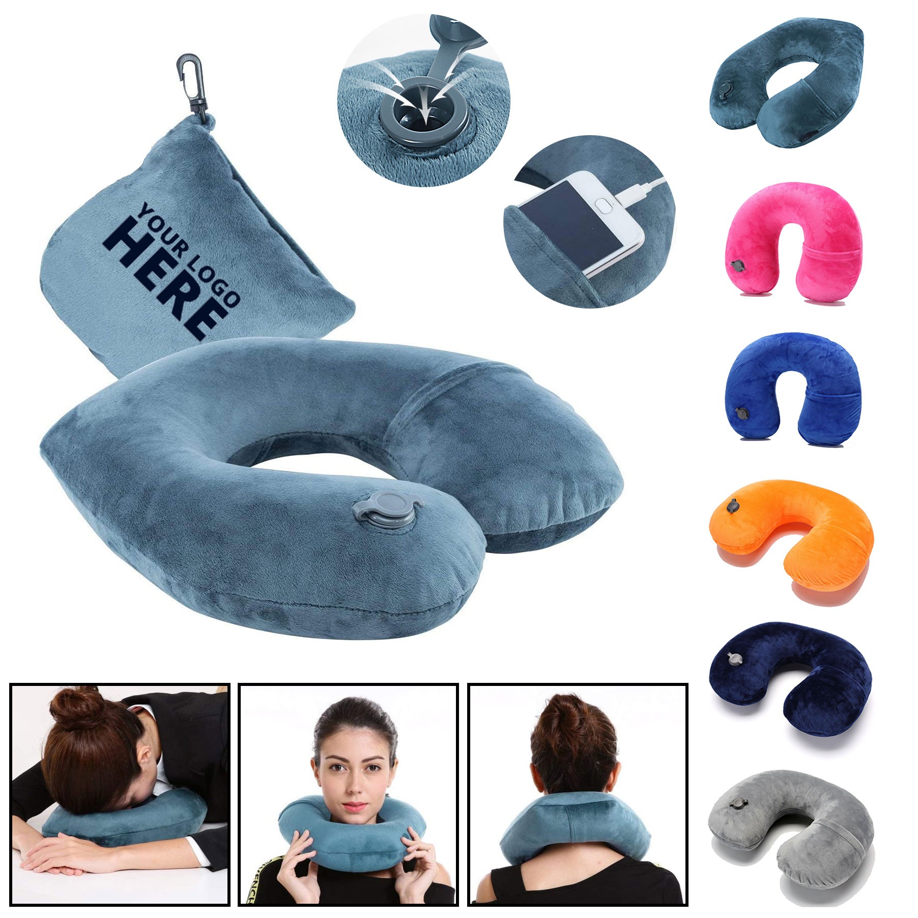 Inflatable Travel Neck Pillow 4