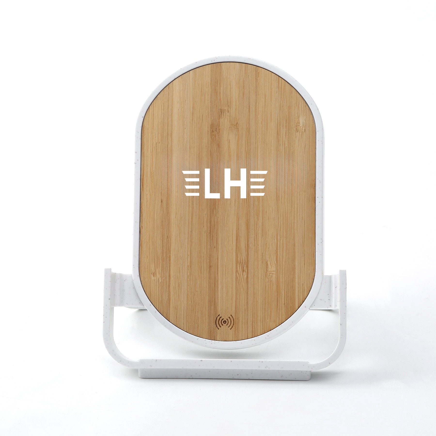 Bamboo 10W Wireless Charger With Phone Stand