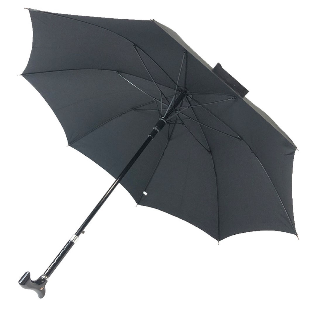 Automatic Open Umbrella with Walking Cane Stick 2