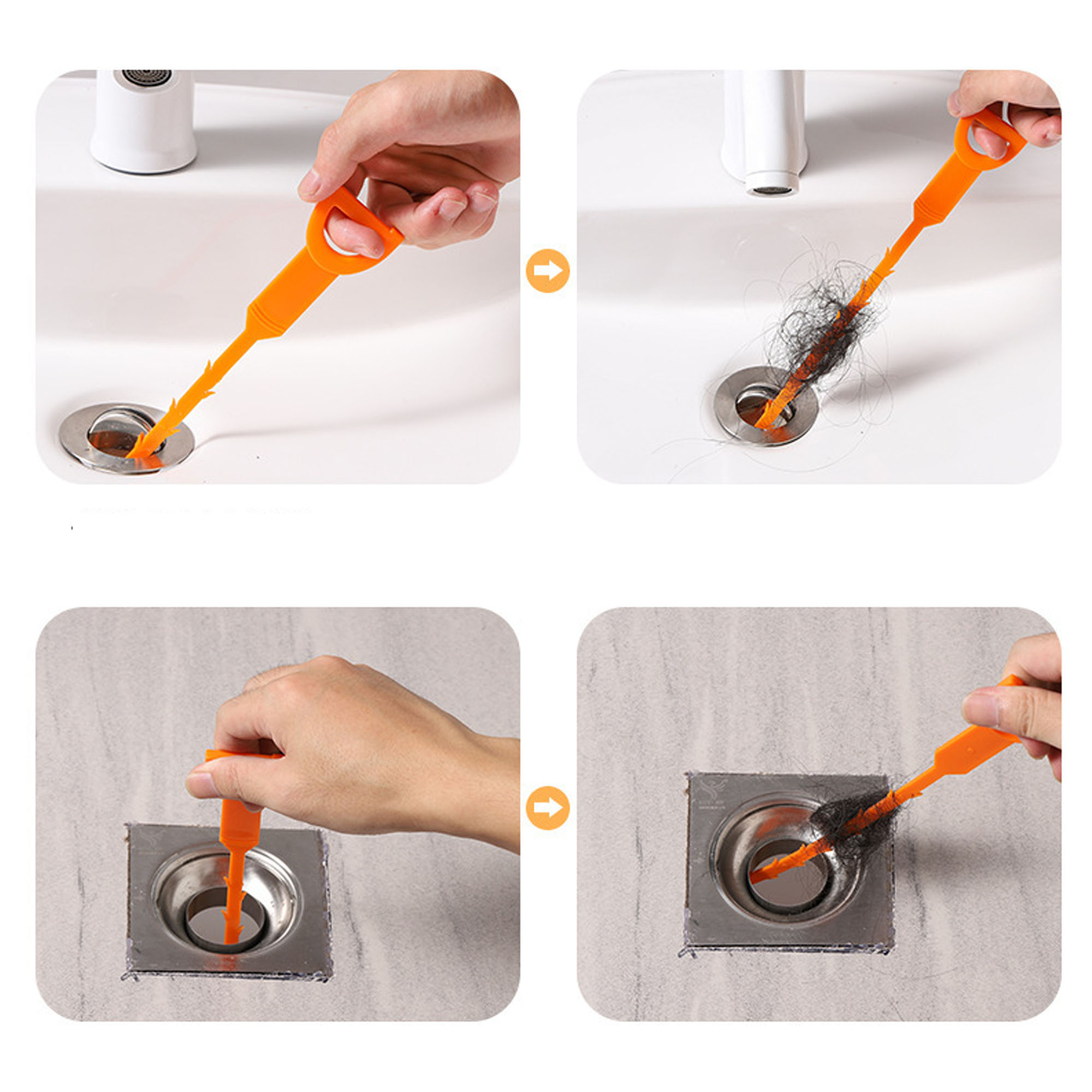 Plastic Flexible Dredging Brush ?C Simple And Effective Drain Cleaning 8