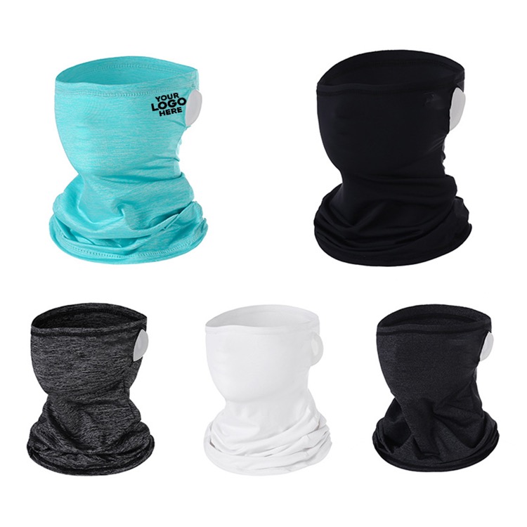 Ice silk hanging ears dustproof headscarf