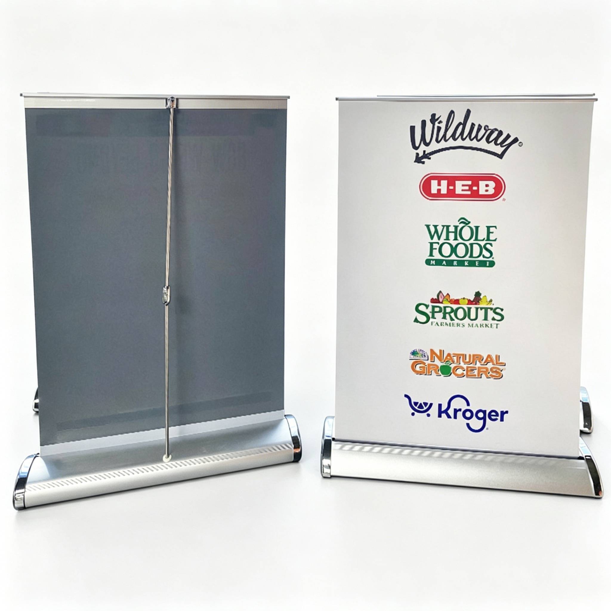 Imprinted Retractable Tabletop Banners (A3)