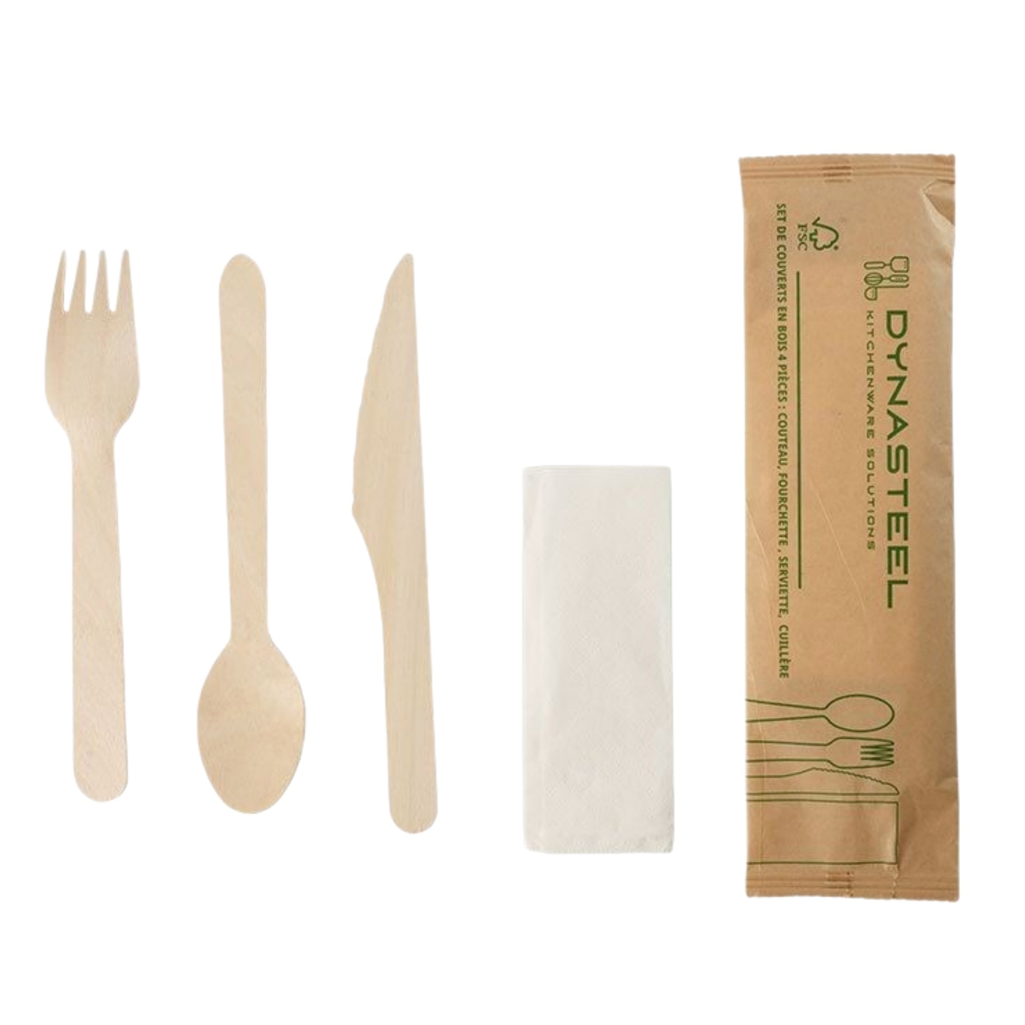 Eco-Friendly Wooden Cutlery Set 6