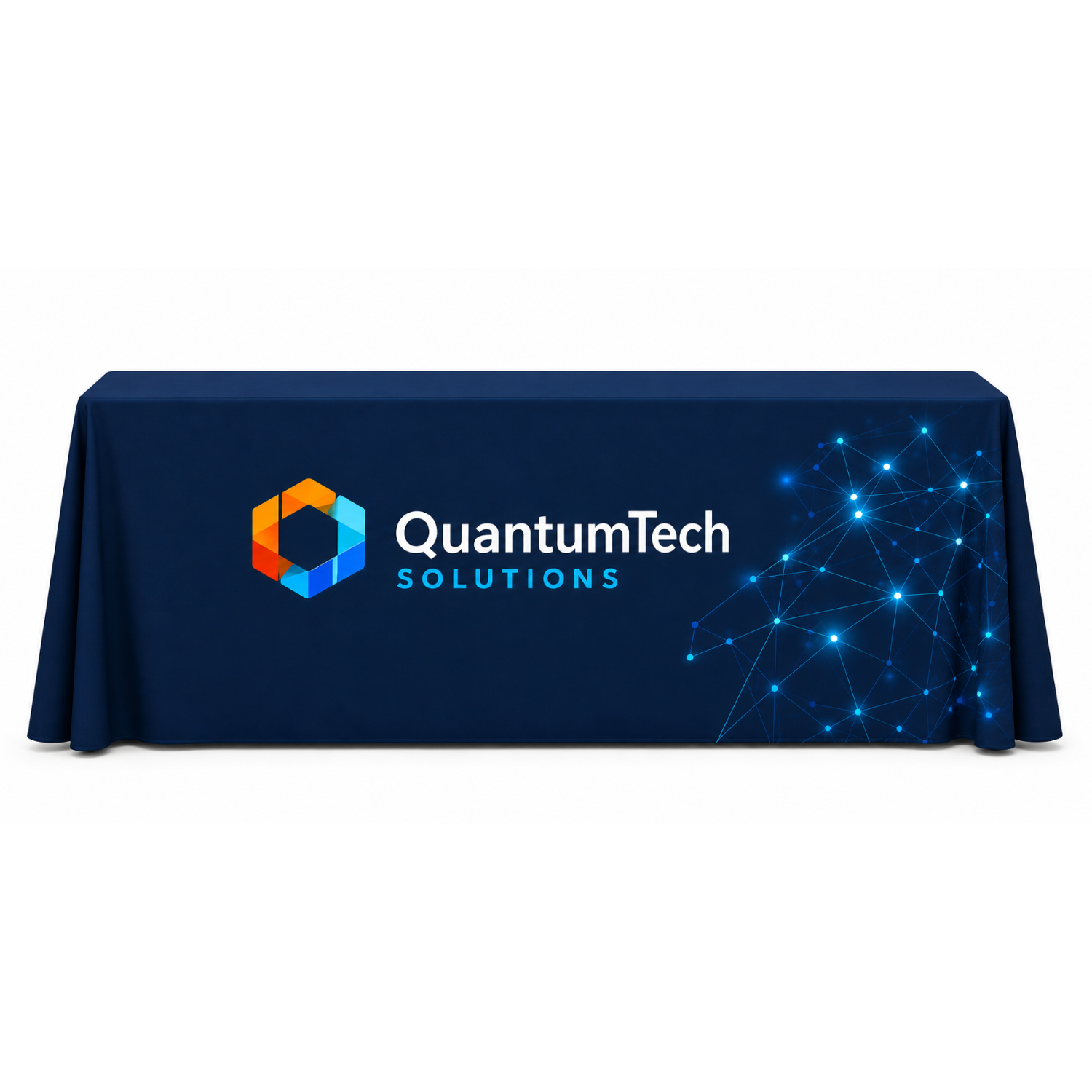 8' Table Throw, 42"H, Full Color Front Panel