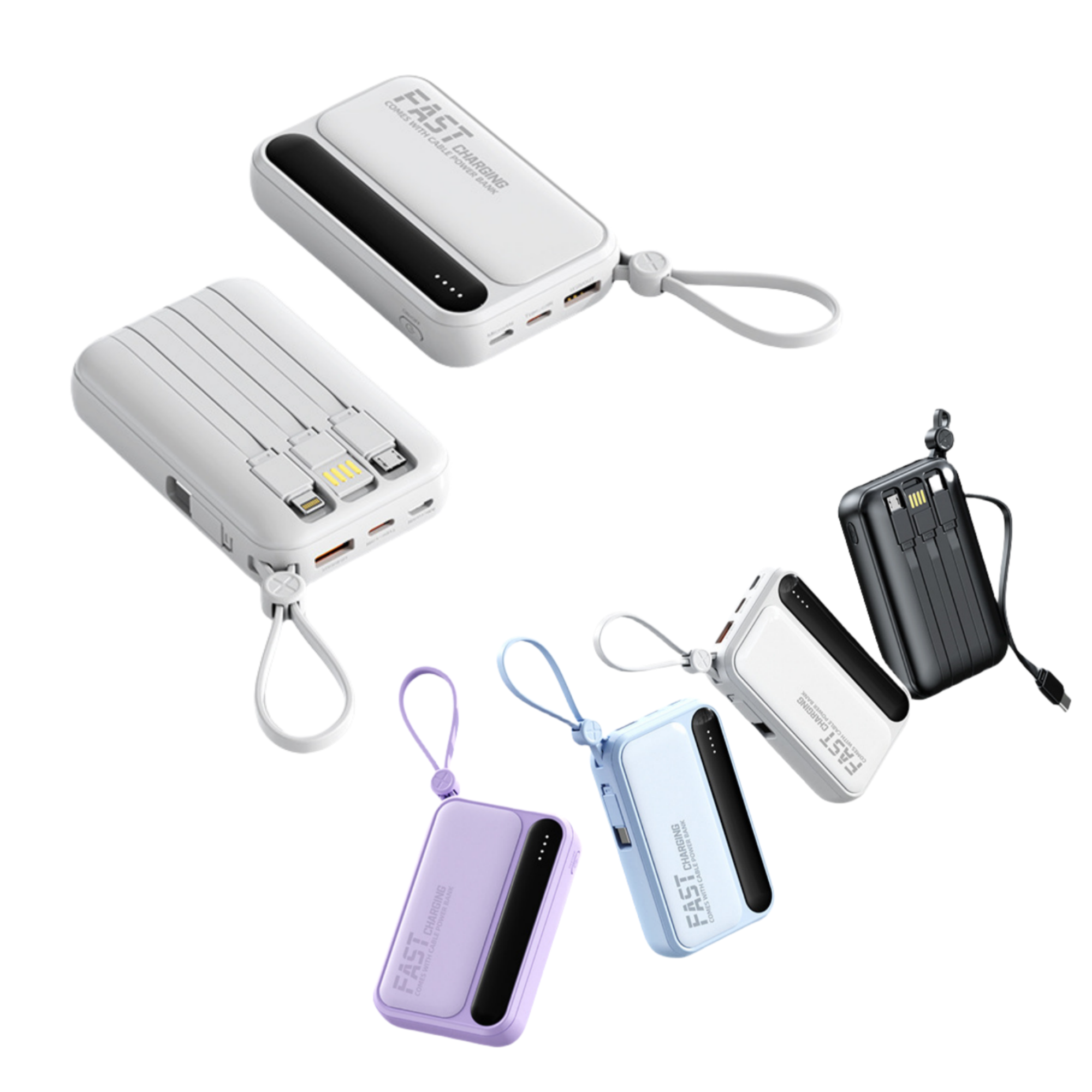 4-Port Fast Charging Power Bank With 10000mAh 2