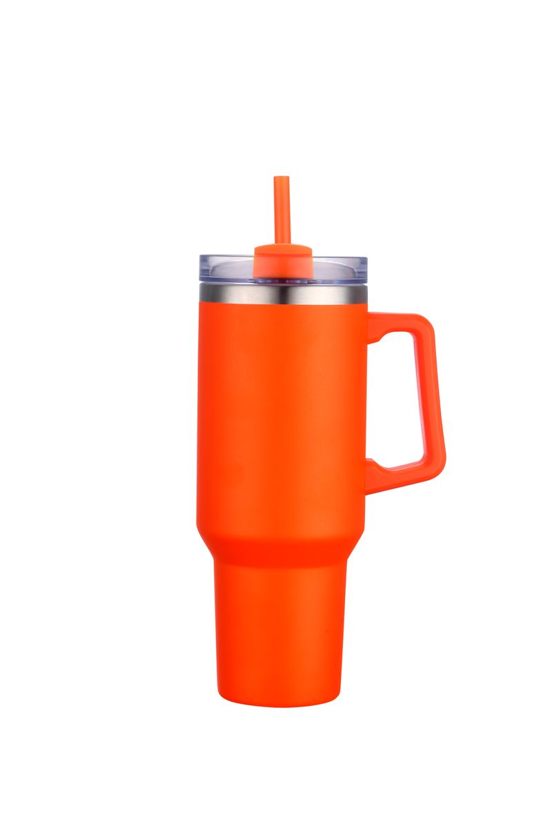 Endura 40 oz Orange Double Wall Vacuum Mug 3
