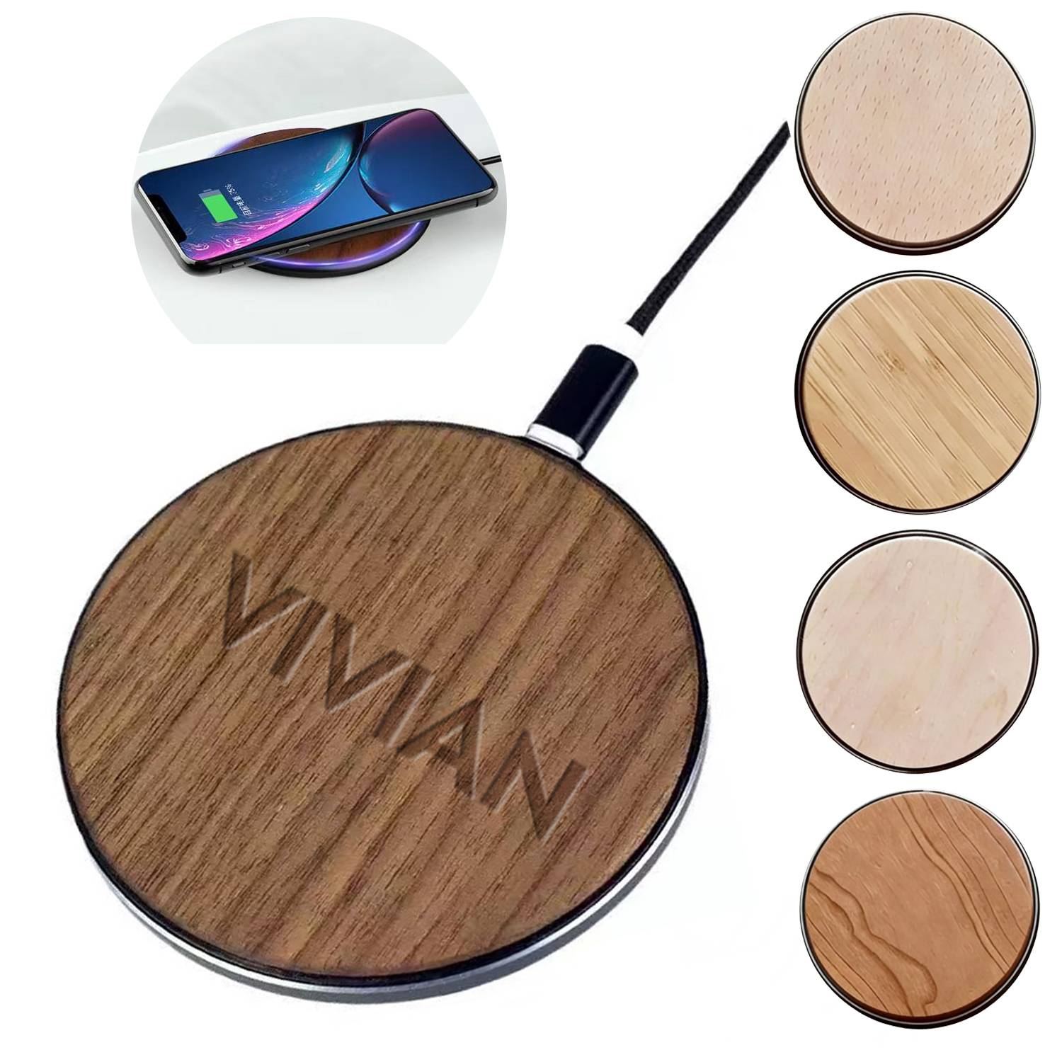 Wooden Wireless Charger