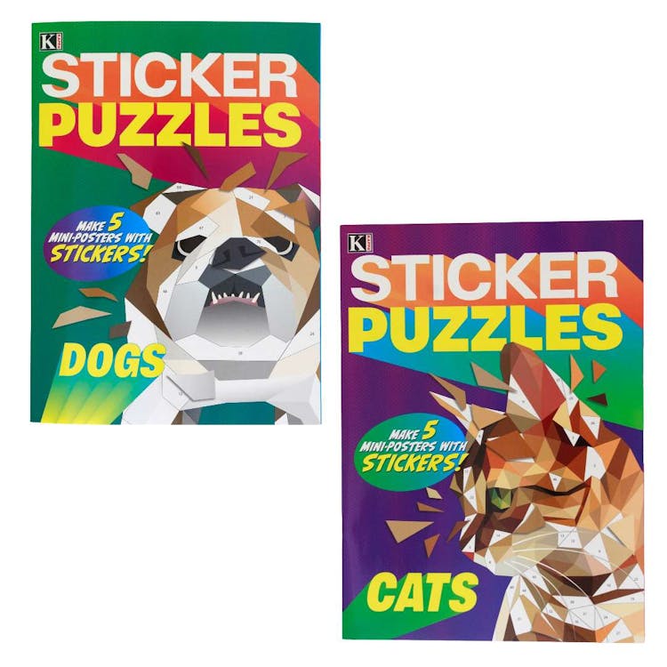 Sticker Puzzle Books - Assorted 3