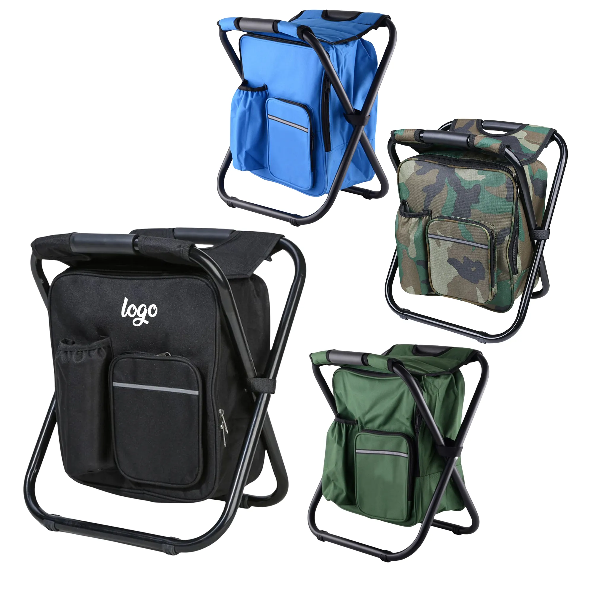 Backpack Chair with Cooler Bag