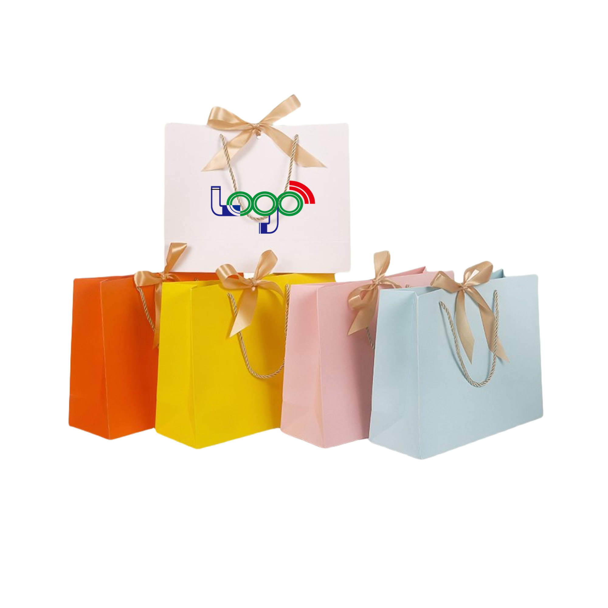 Premium Kraft Gift Bags with Pre-Tied Bows 3