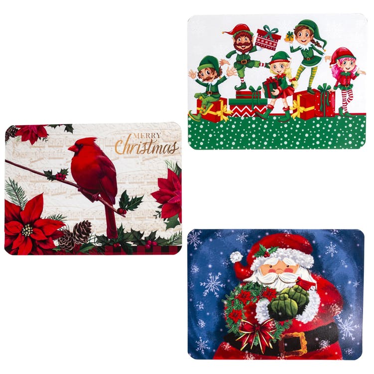 Christmas Placemats - 12" x 16" 3 Assorted Designs 3