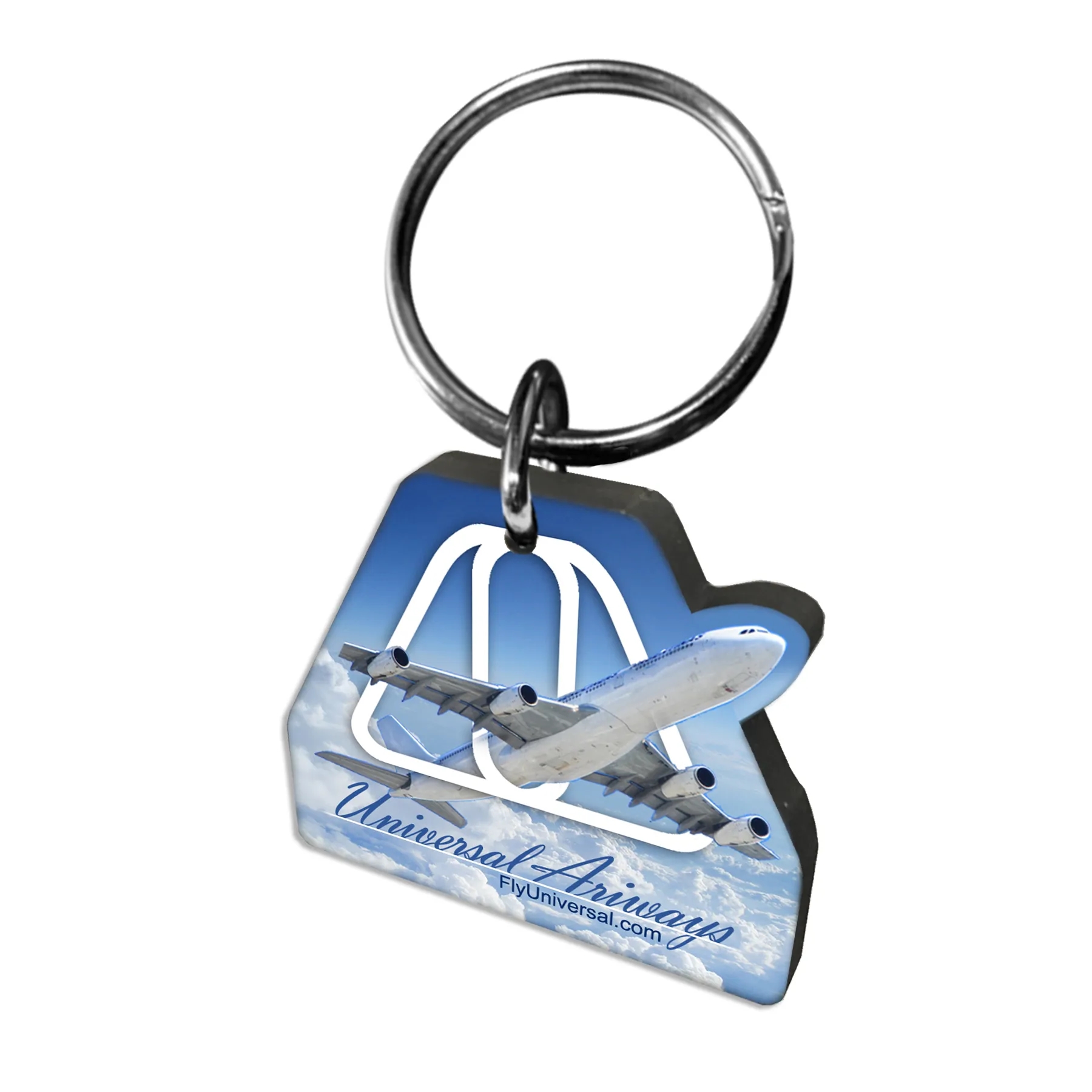 1/8" Ultra Vivid Recycled Wood Keychains 33