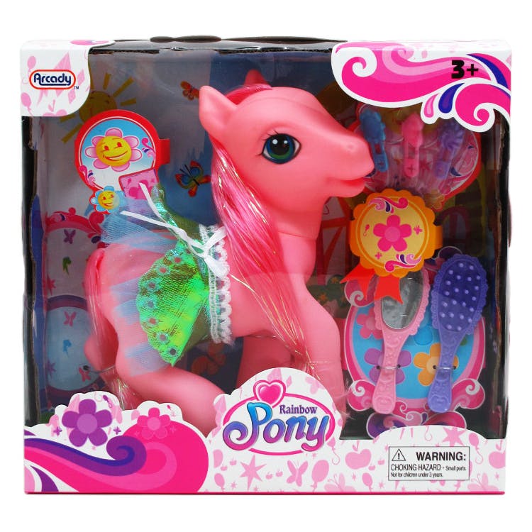 Rainbow Ponies 8.25" 3