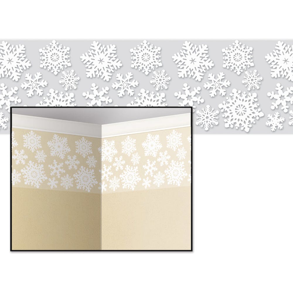 Snowflake Ceiling Borders - 24" x 30' 3