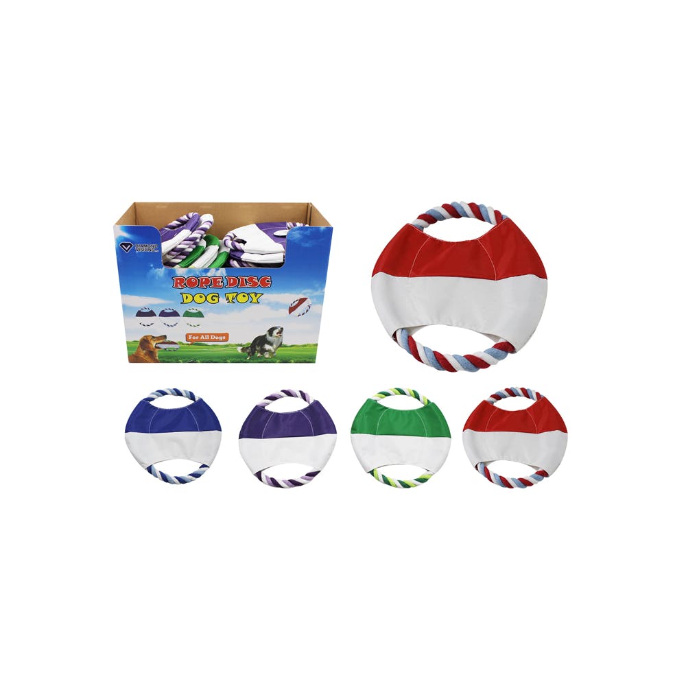 Dog Rope Disks Assorted 3