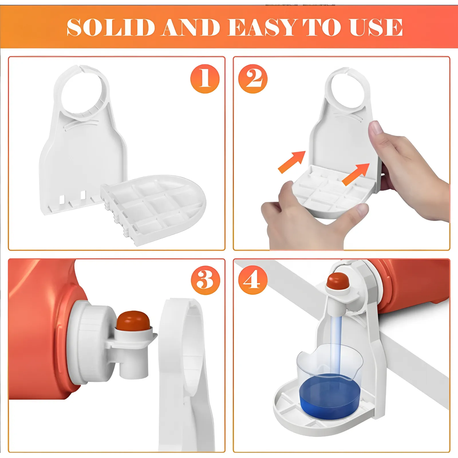 Laundry Detergent Cup Holder with Drip Tray 11