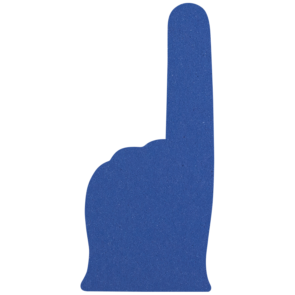 18" Classic #1 Foam Finger 55