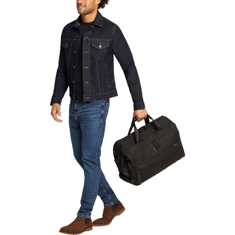 tumi alpha 3 framed soft duffel