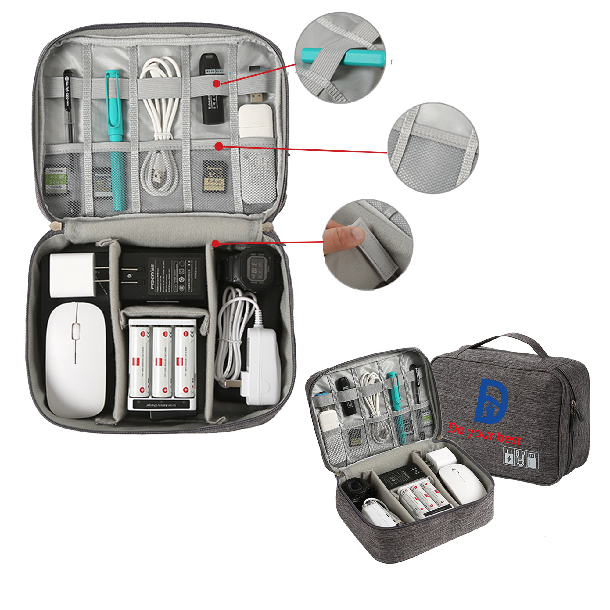 Waterproof Data Cable Organizer Bag MOQ 30 4