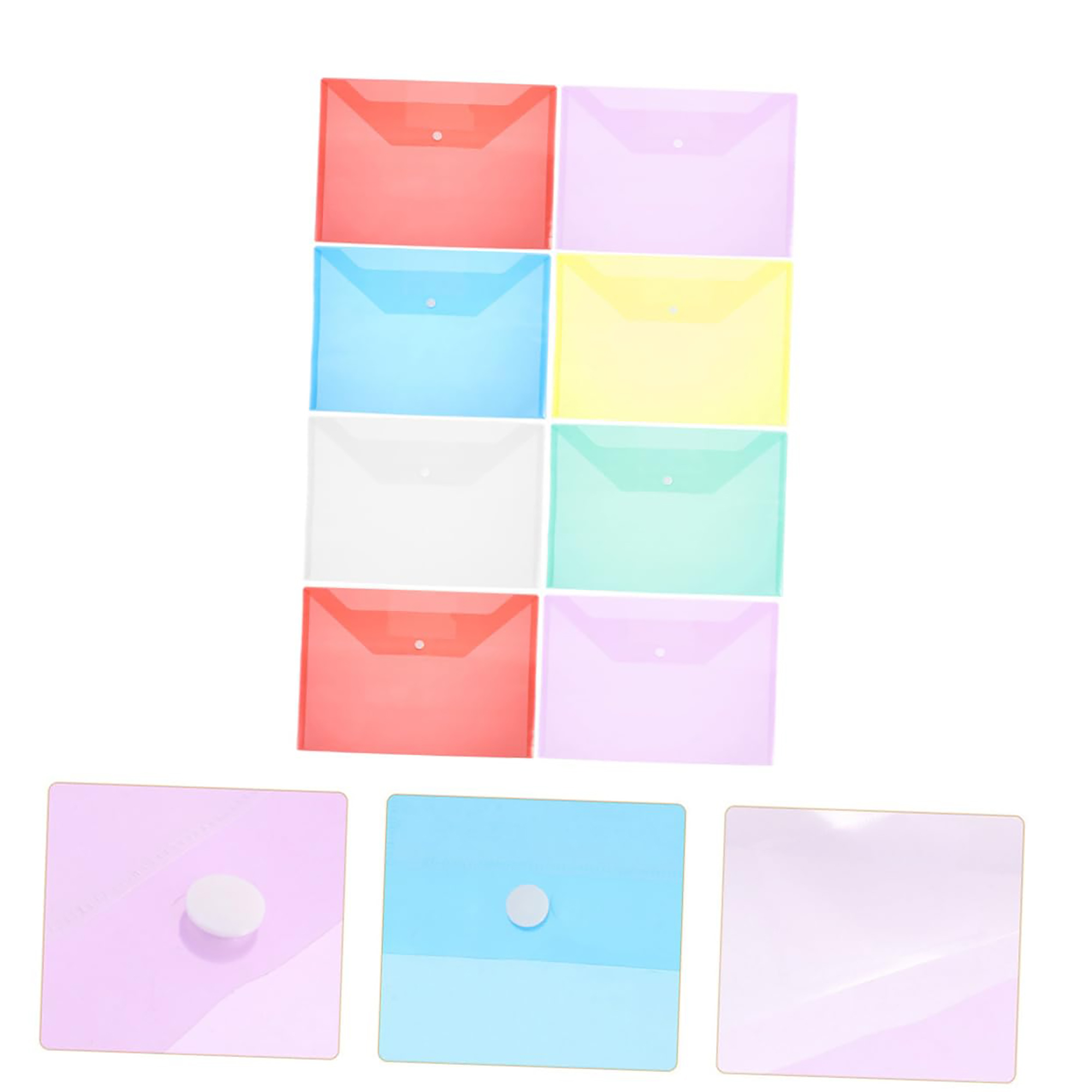 Stylish Transparent PP A4 File Pouch 13