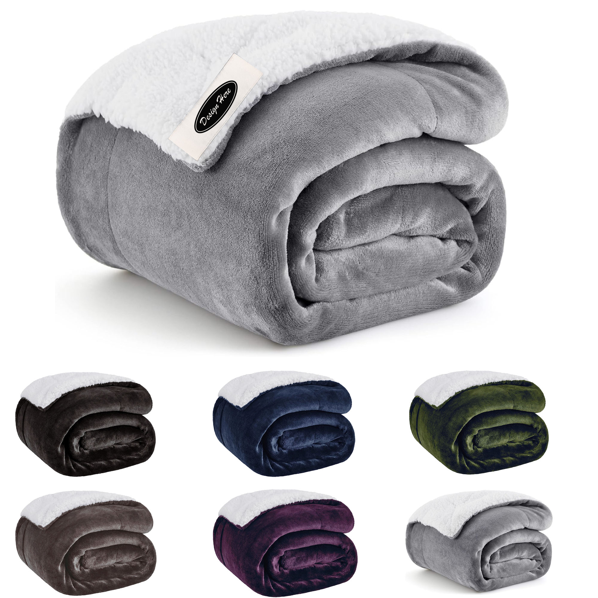 Soft Fuzzy Plush Throw Blanket for All Seasons