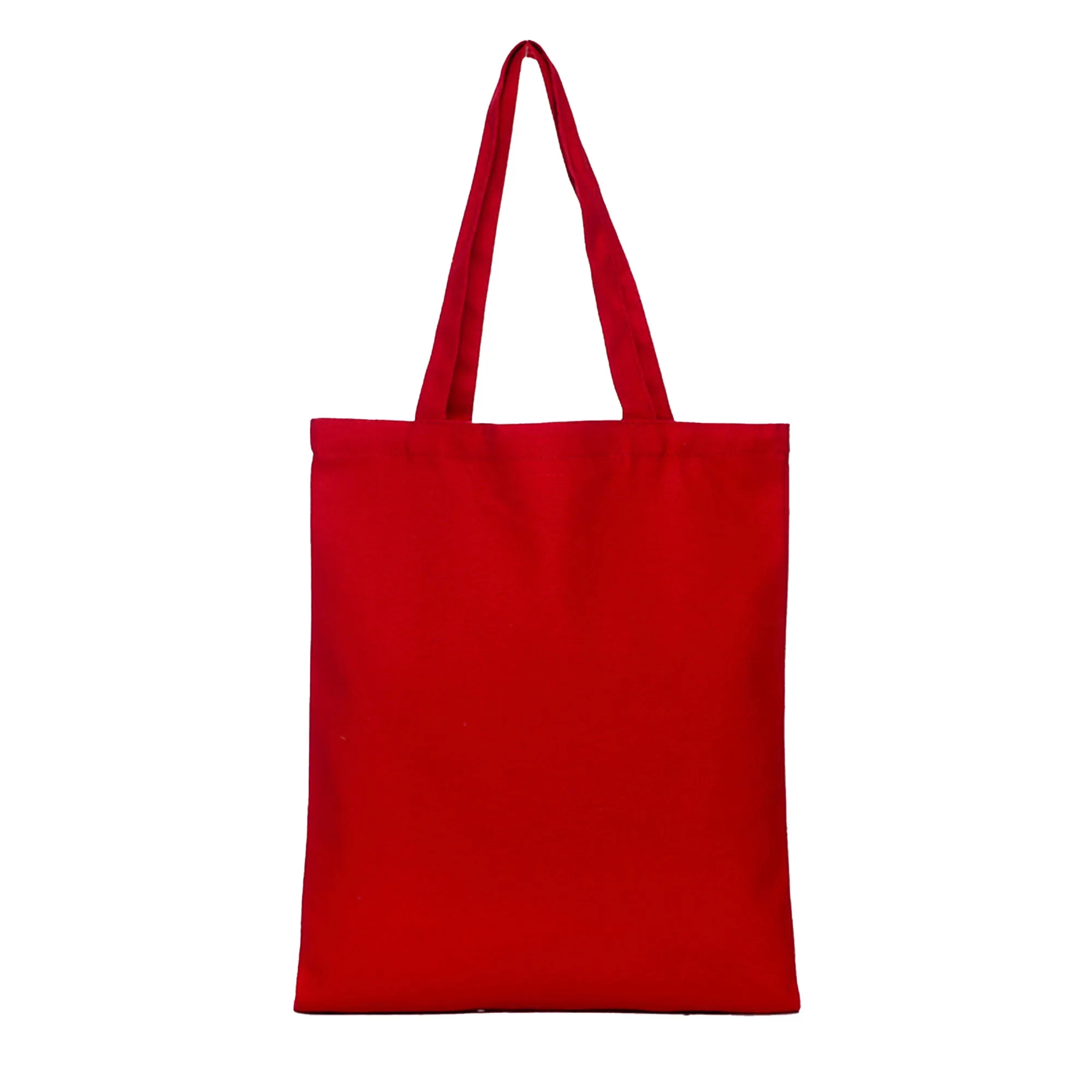 MOQ 10 Polyester Cotton Solid Color Hand-Held Canvas Bag, custom tote bag with logo imprint 27